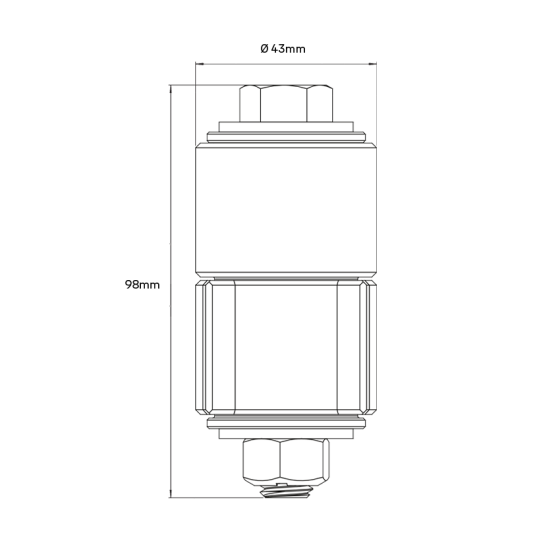 DD TECH SHUTIT BADASS UPHILL/RISING STRAP WELD-ON HINGE SET