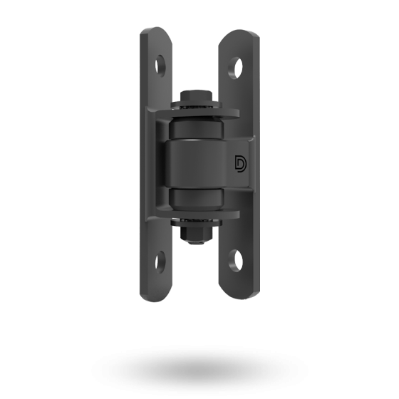 DD TECH SHUTIT BADASS STEEL TO STEEL BOLT-ON HINGE BLACK POWERED COATED