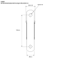 DD TECH SHUTIT BADASS SELF-CLOSING CTR MNT BOLT-ON HINGE SET