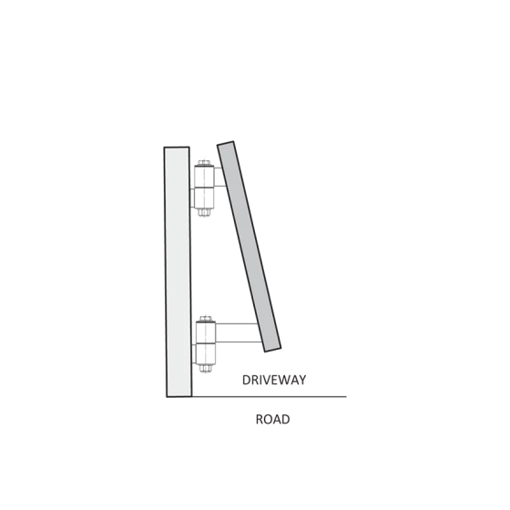 DD TECH SHUTIT BADASS UPHILL STRAP WELD-ON HINGE SET