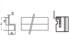 Track for Sliding Gate Guide Block and Channel - 3M