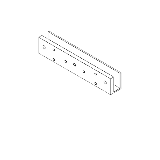 Z8 1200LBS L&Z BRACKET SINGLE LEAF for Z8 MAGLOCK