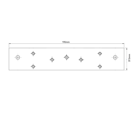 Z8 1200LBS L&Z BRACKET SINGLE LEAF for Z8 MAGLOCK