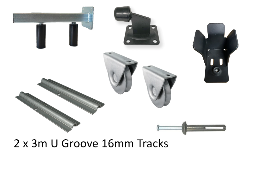 Sliding Gate Hardware Kit U Groove