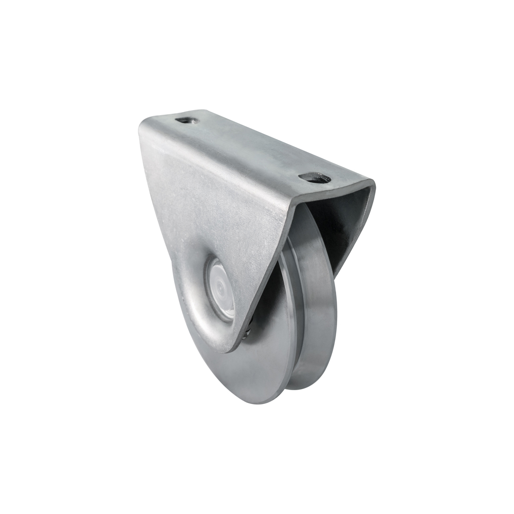 88mm Sliding Gate Wheel with External Bracket for V Groove Tracks